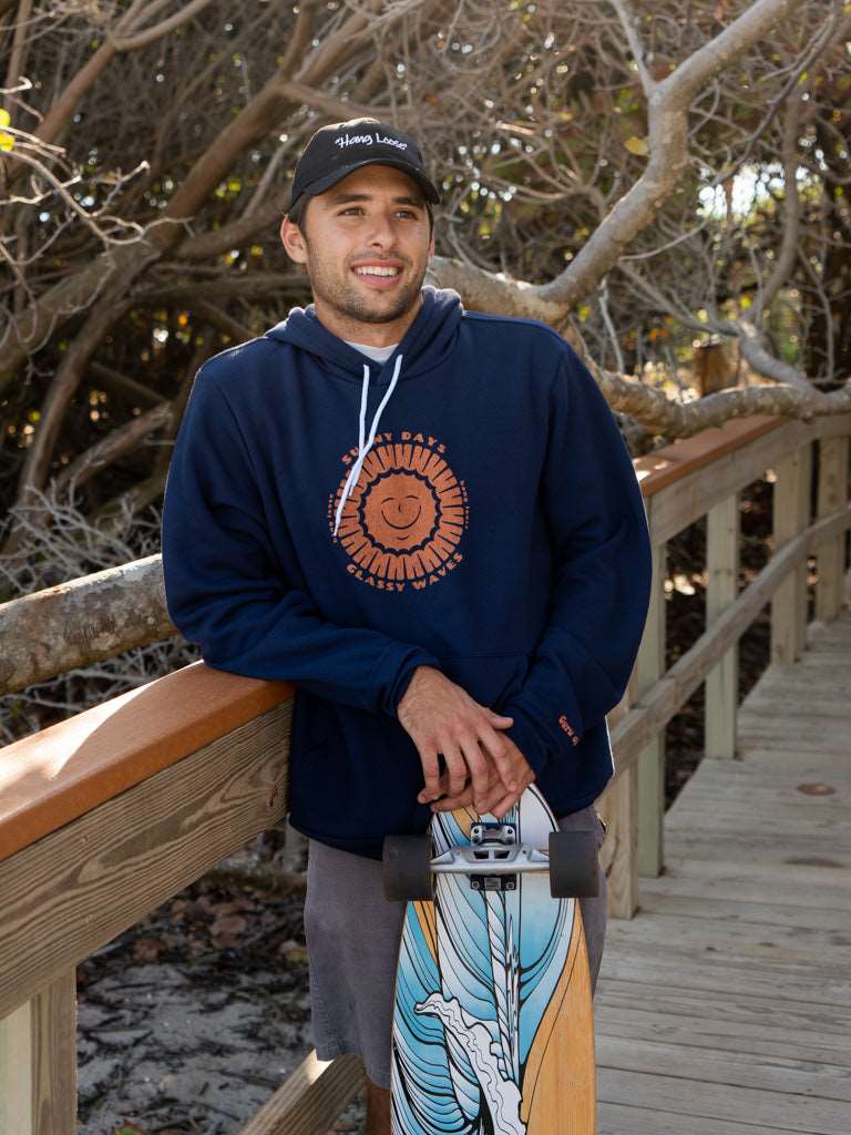 Unisex Glassy Waves Pullover Hoodie