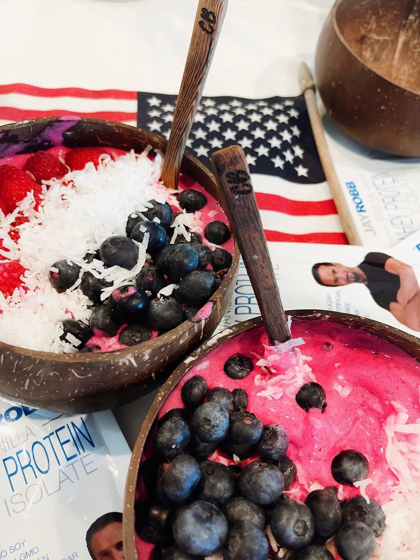 Red, White, and Blue Smoothie Bowl
