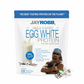 Jay Robb vanilla flavored egg white protein package on a white background
