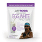 Jay Robb egg white protein package on a white background