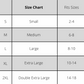 Womens G.O.P. Cropped LS Tee Size Chart